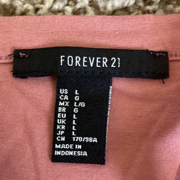 Forever 21 Mauve Bodysuit - Picture 6 of 6
